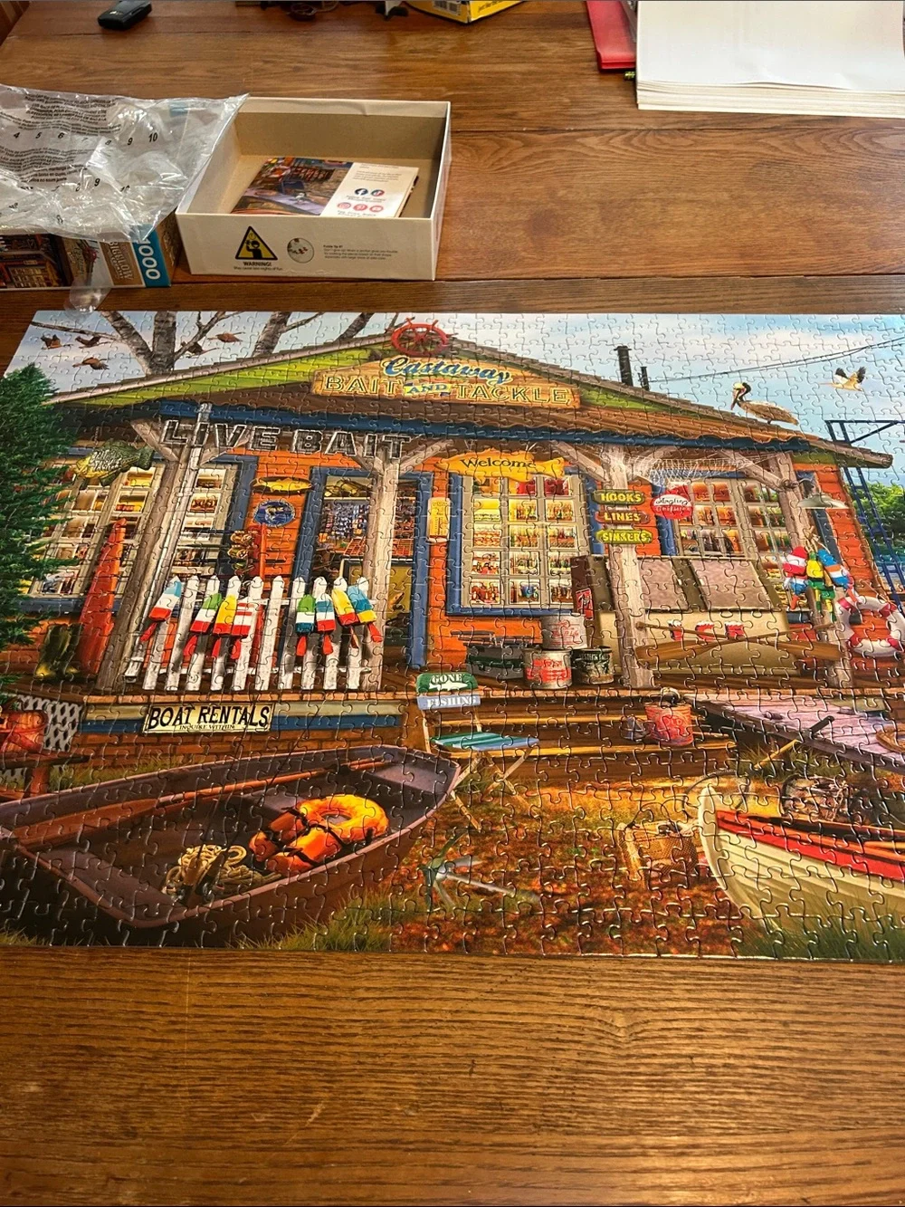 Castaway Bait and Tackle 1000 piece Puzzle 🧩 🧩